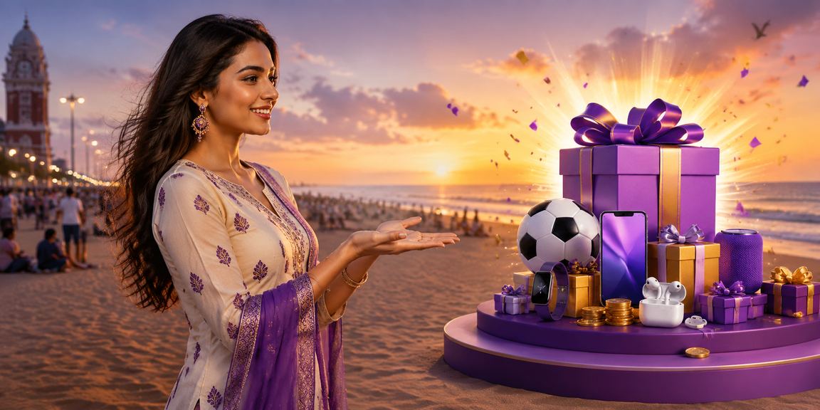Football betting atmosphere in Chennai with vibrant neon effect