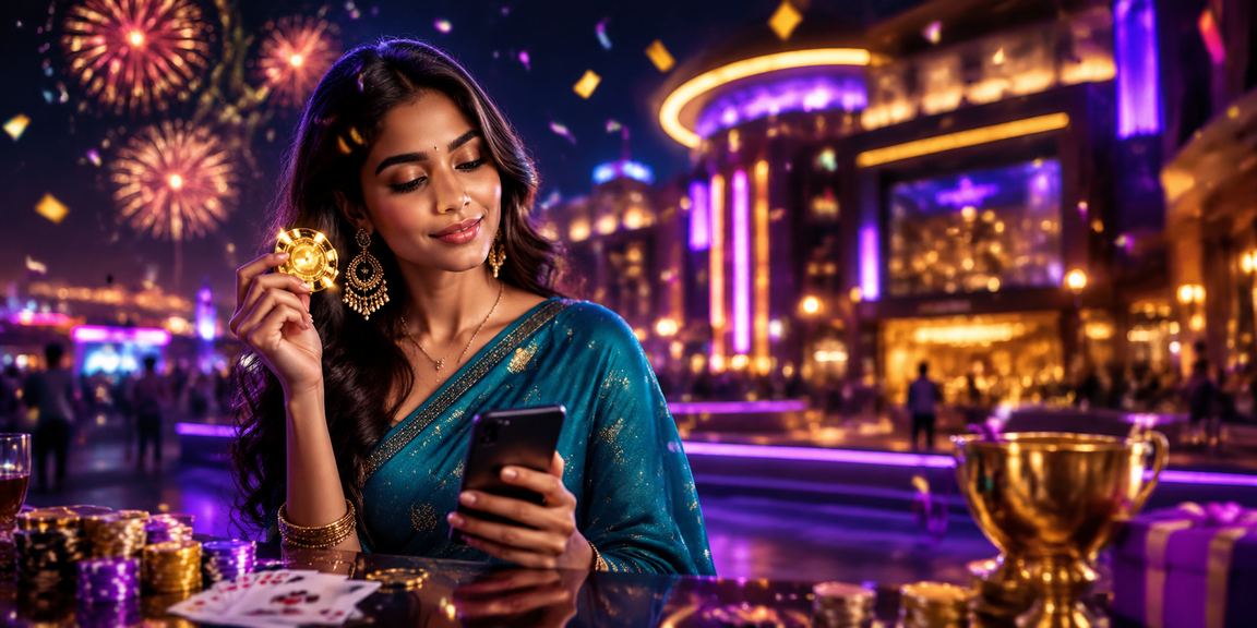 Delhi poker game with traditional saree