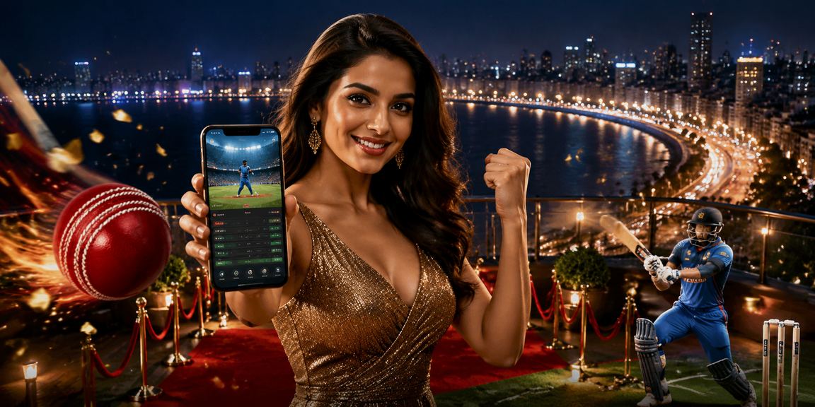 VIP member enjoying cricket betting near Mumbai Marine Drive